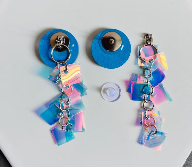 ocean2024  Aqua blue ピアス/イヤリング