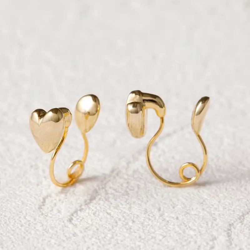 petit heart loop-fit earring GD　ループフィットイヤリング　ミニハート 　ゴールド