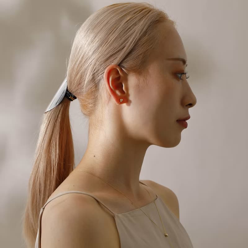 petit heart loop-fit earring GD　ループフィットイヤリング　ミニハート 　ゴールド
