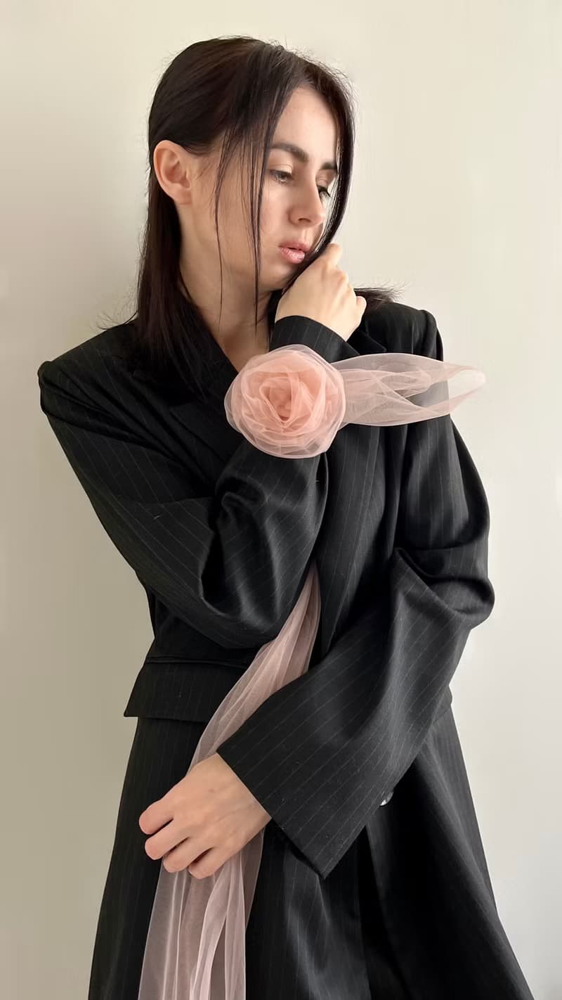 Thin Scarf Women/  Fashion Bohemian Accessories/ Rose choker/ Choker Necklace