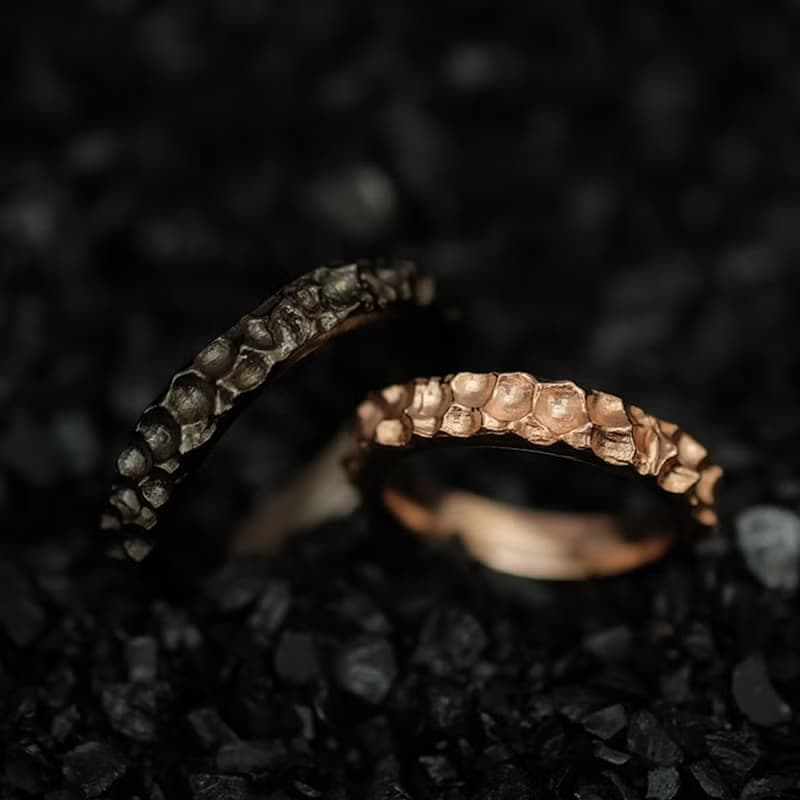 Wood Element Texture ring