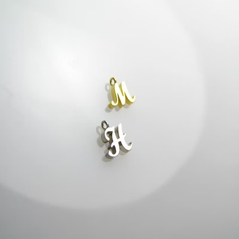 14K18K K金項鍊 字母項鍊 時尚項鏈 13號字體