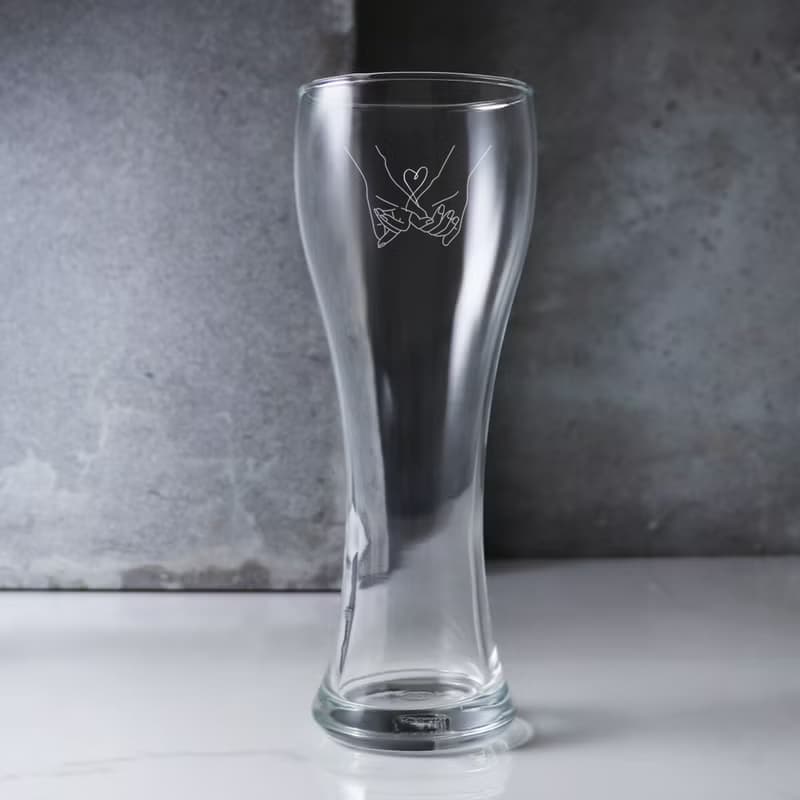545cc【月老的紅線】緣分啤酒杯 情人節送禮