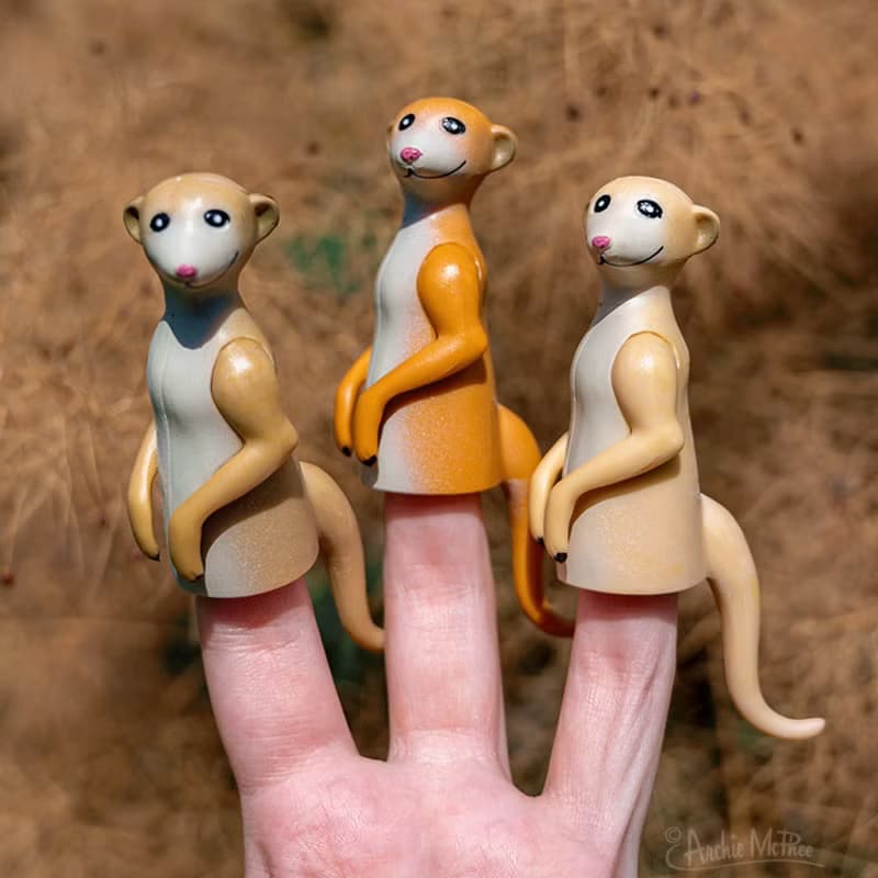 /Archie Mcphee/ 手指狐獴