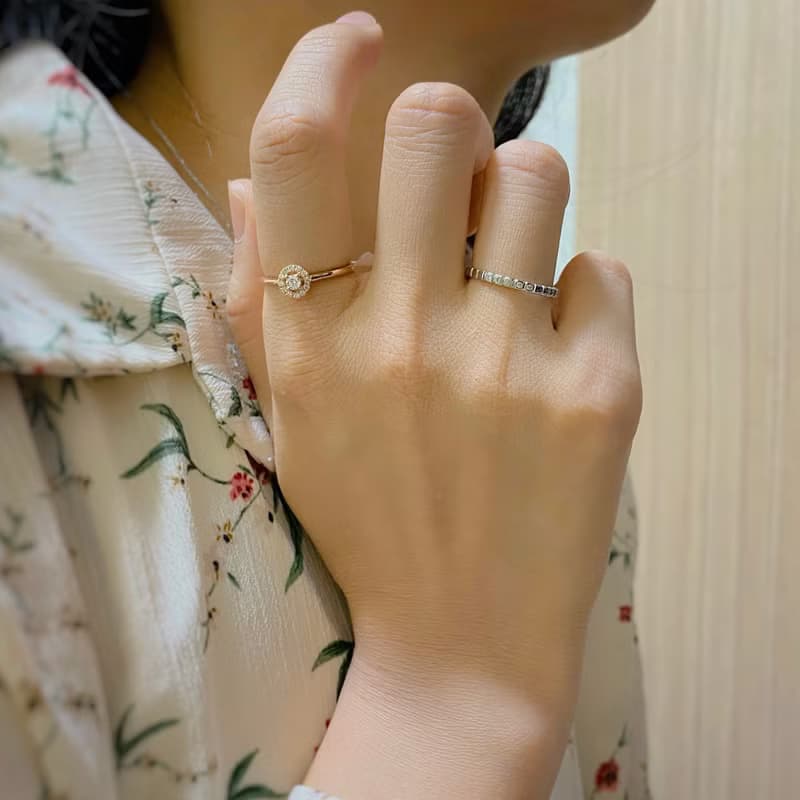 14K | 奢華花圈_戒指