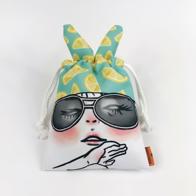 造型束口袋 蛋定姐