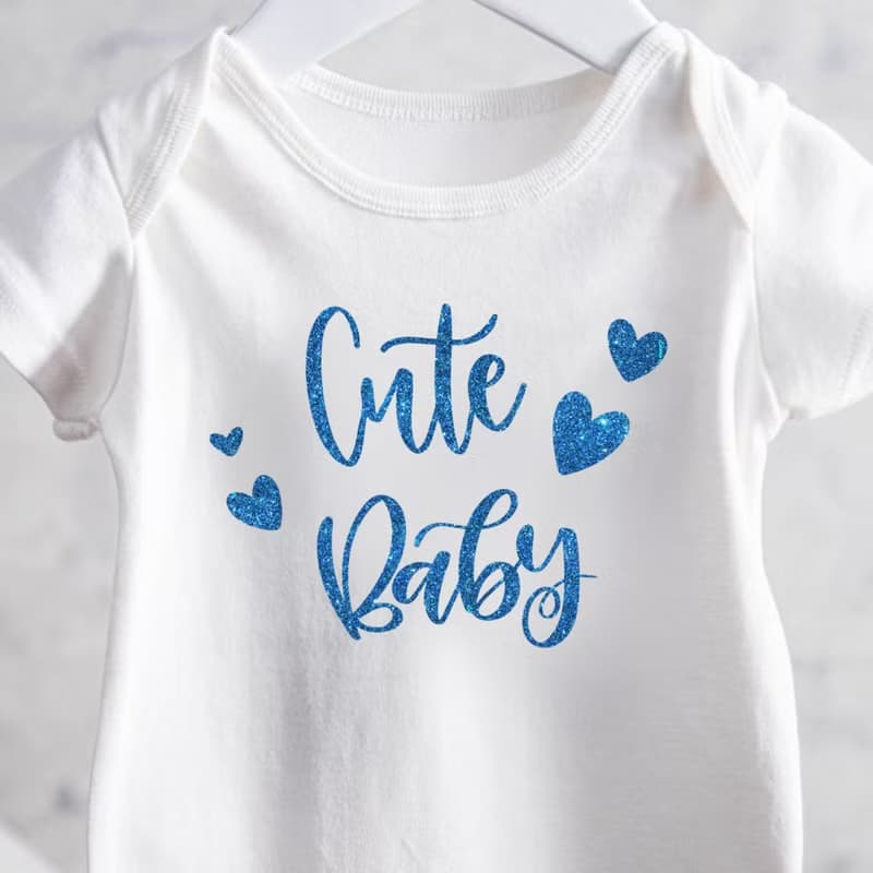 Cute baby可愛寶貝 寶藍色燙金包屁衣  男寶專屬 新生兒週歲禮