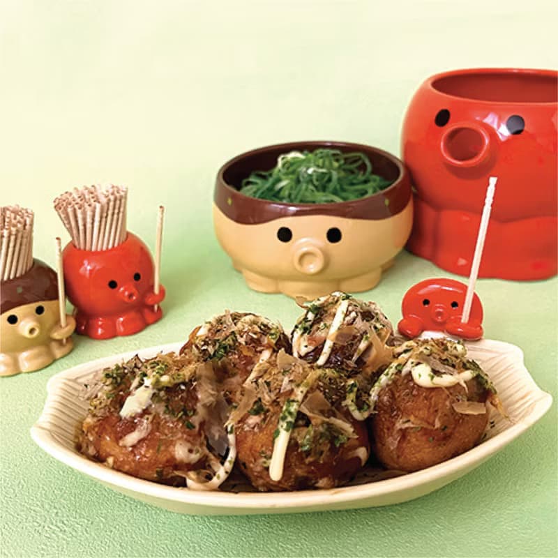 日本Decole 餐具 - 章魚船板小盤