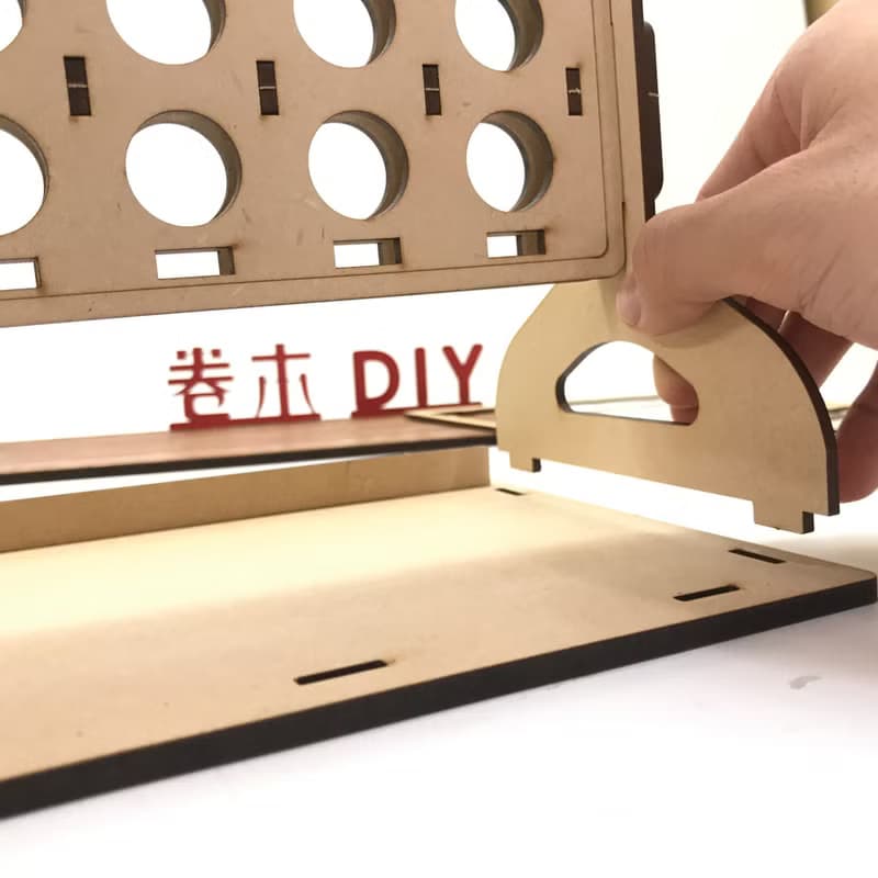 【手作DIY】屏風 四子棋 桌遊 對戰 益智遊戲 木製玩具