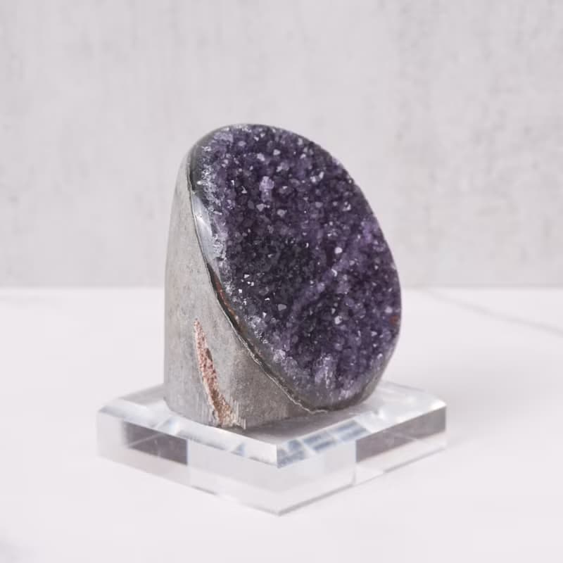 紫晶鎮 // 開運招財 智慧創意 鎮宅化煞 紫水晶 // 贈底座