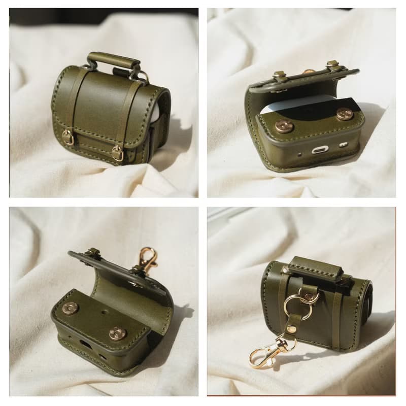 Airpods and Airpods pro leather case