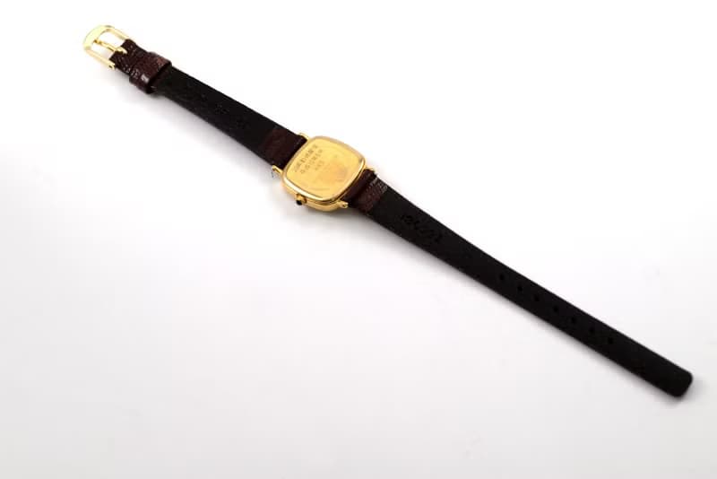 送料無料 CITIZEN EXCEED 女性用腕時計 クォーツ レクタングル Cal.3330 レザーベルト 手錶 古董錶 復古手錶 日本直送