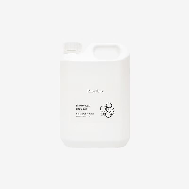 PatoPato嬰幼兒奶瓶餐具清潔液補充瓶 | 2000ml
