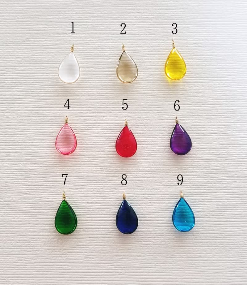 colour dew pierced or clip-on earrings
