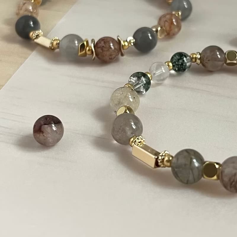 Sosii | Crystal 04 天然水晶手鍊 | 緣款-綠 |