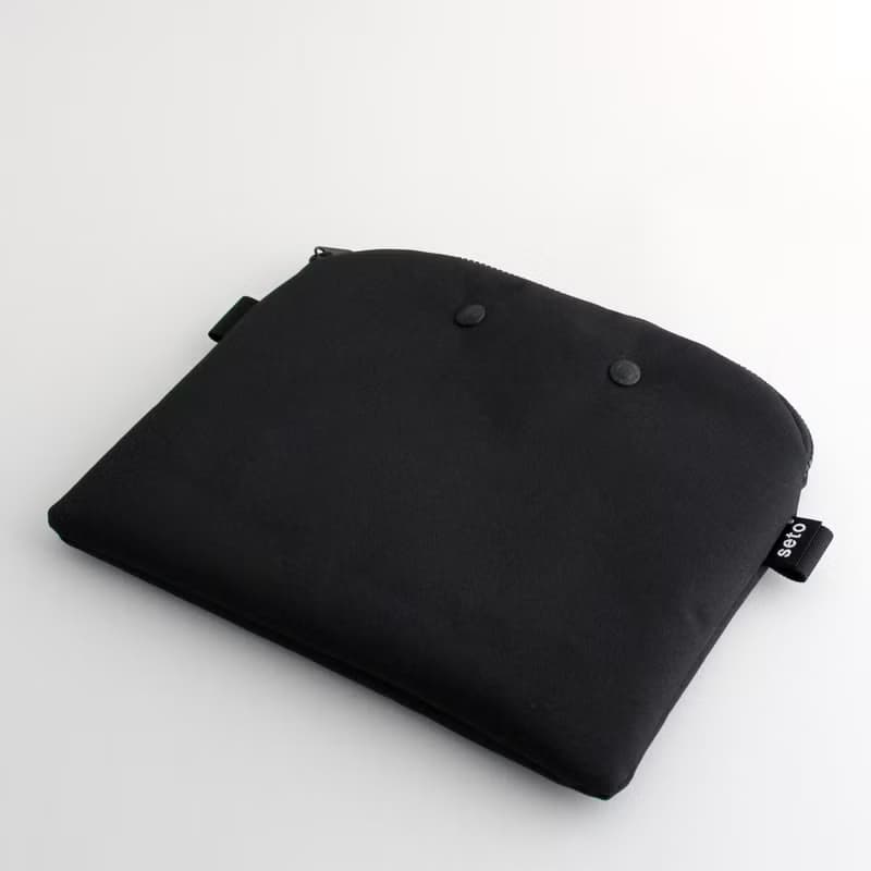 seto / creature bag / iPad case / Bag in bag / Case A5 / Black