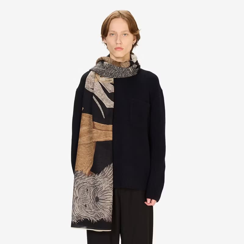 【INOUI EDITIONS】TOUTOU 羊毛圍巾100 - 黑