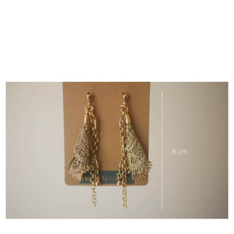 回眸 | 穿式銀針耳環 | 日系雑貨風耳飾 | pierced