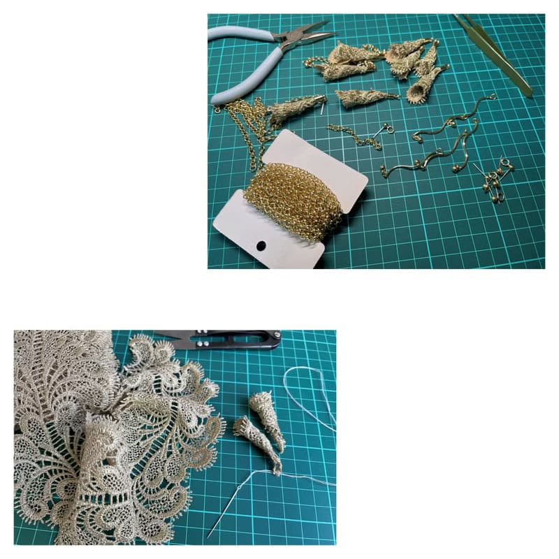 回眸 | 穿式銀針耳環 | 日系雑貨風耳飾 | pierced