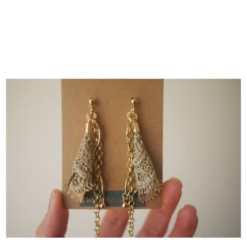 回眸 | 穿式銀針耳環 | 日系雑貨風耳飾 | pierced