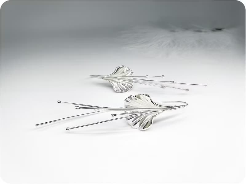 花季系列   鳳凰花瓣與花蕊耳勾/耳環