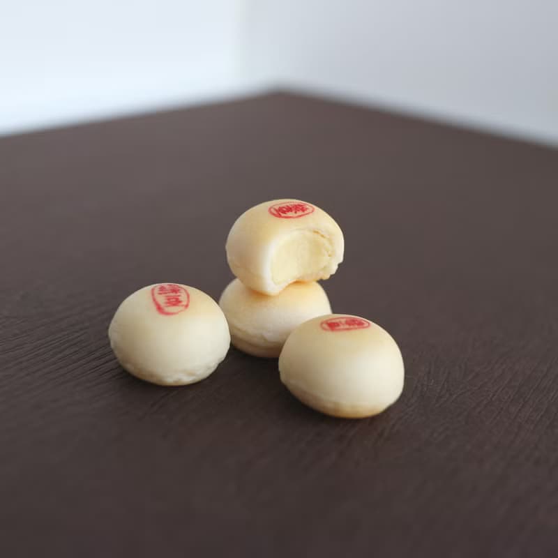 綠豆椪 咬一口 單顆 單耳 耳環 中秋節mooncake 黏土人 袖珍