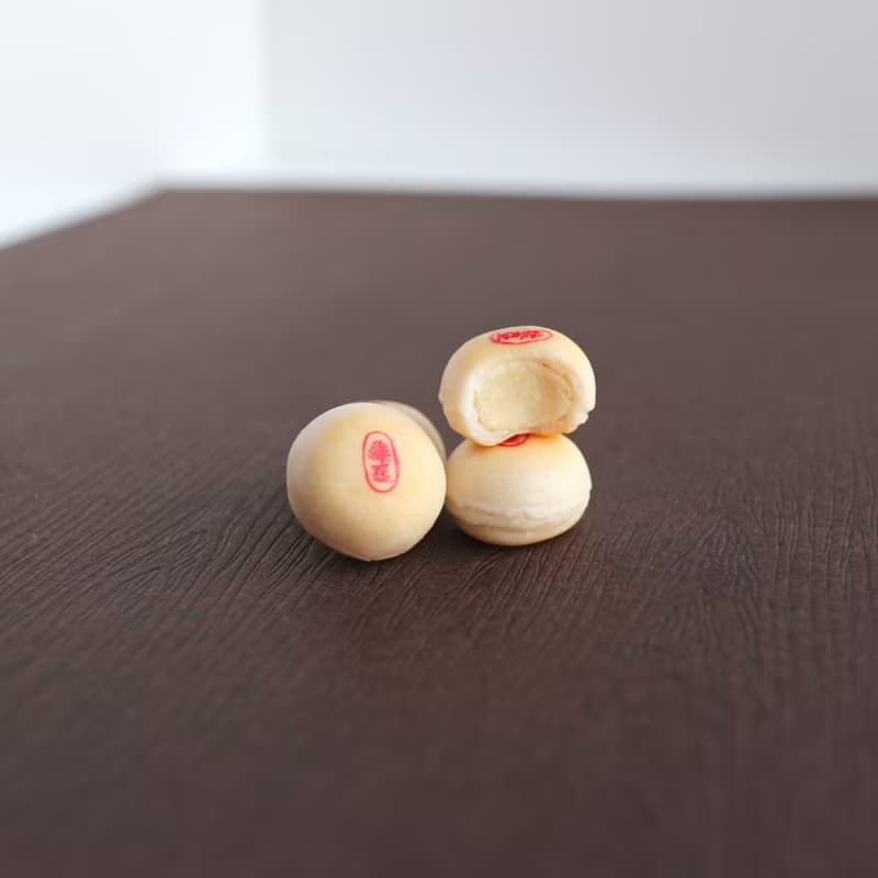 綠豆椪 咬一口 單顆 單耳 耳環 中秋節mooncake 黏土人 袖珍