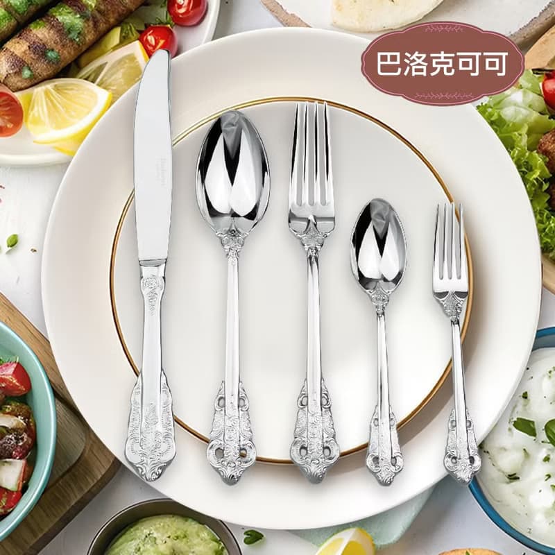 質感餐桌美味食光【德國Buderus】316不鏽鋼餐具5件禮盒_多款選擇