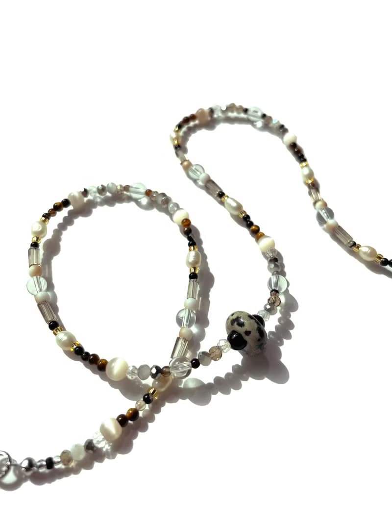 Fruit & Vegetable Collection - 027 Mushroom Gemstone Necklace