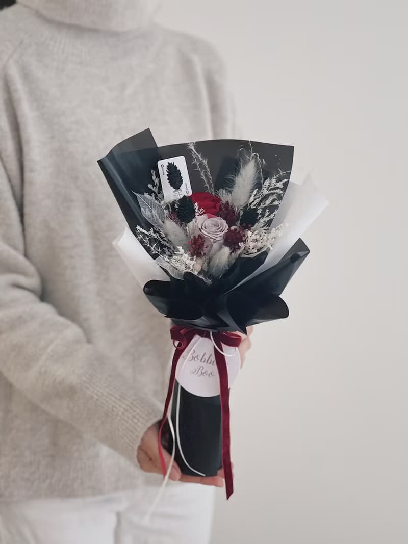 【永生玫瑰花花束】• 情人節/永生玫瑰花/永生玫瑰花花束/玫瑰花