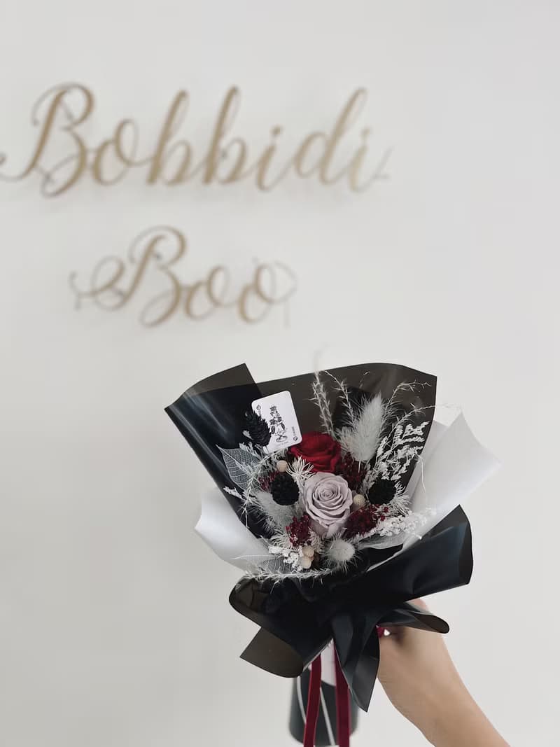 【永生玫瑰花花束】• 情人節/永生玫瑰花/永生玫瑰花花束/玫瑰花