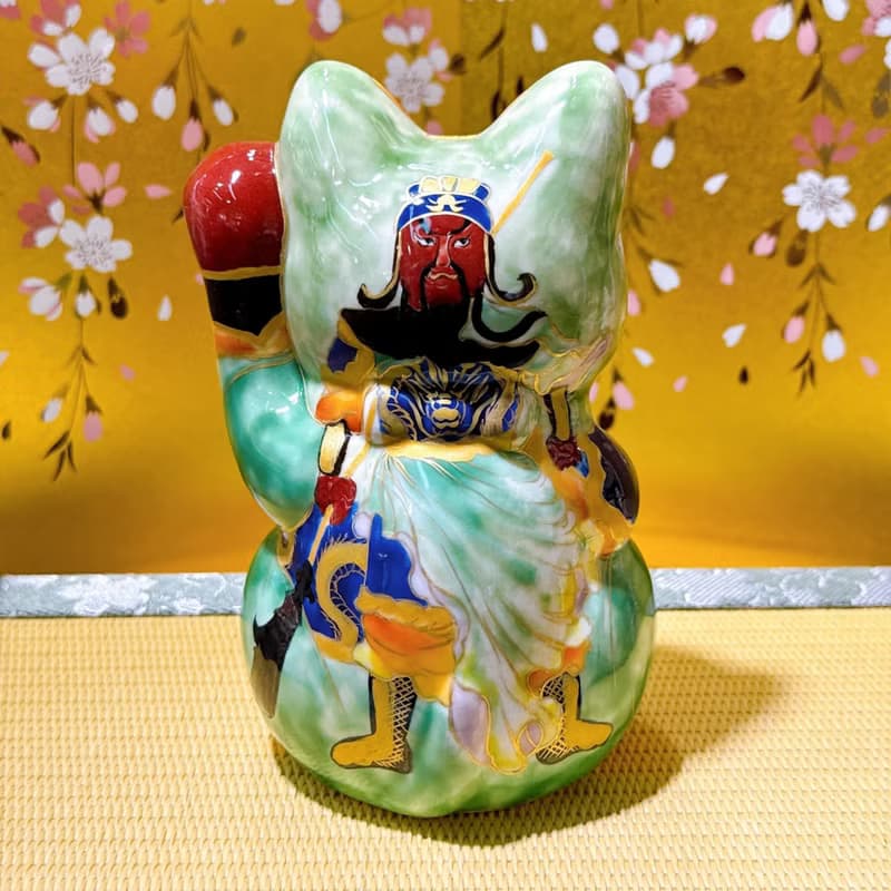 【關福忠魂】日本清水燒招財貓 | 仫繪 - 關羽