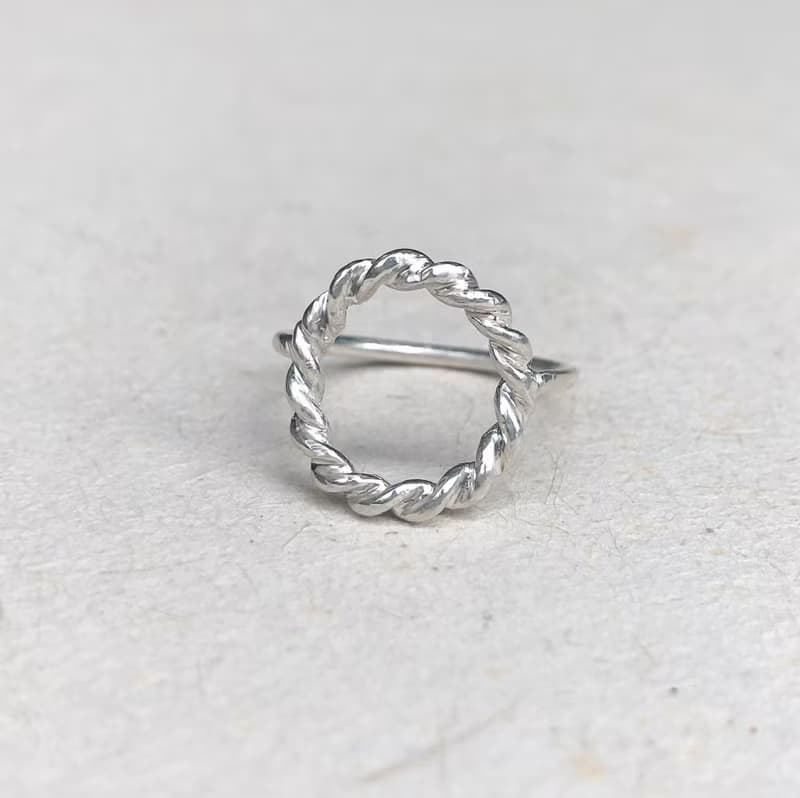MU  女仕 Lady s 系列 Twise麻花戒指  925純銀