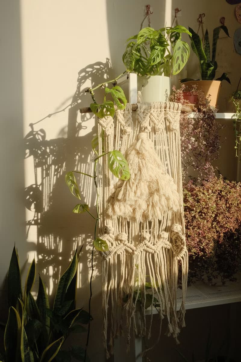 Macrame 編織聖誕樹 聖誕居家佈置