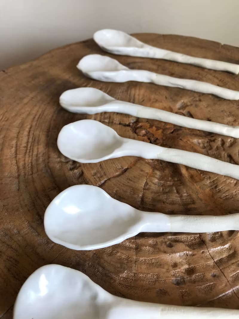 Ceramic spoon
