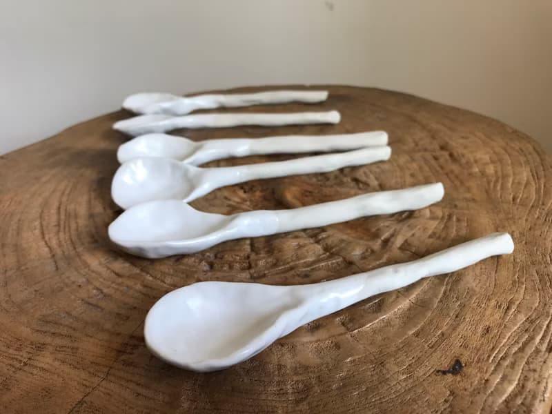 Ceramic spoon