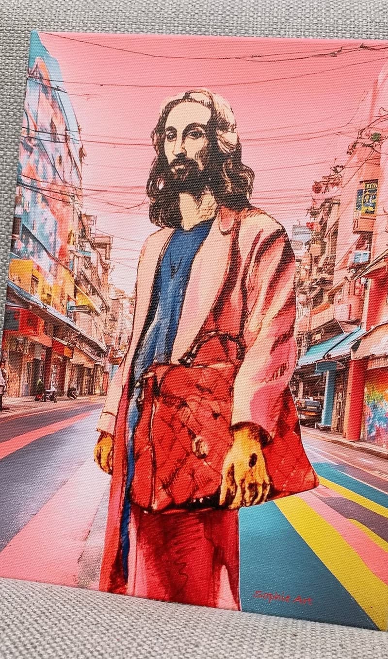 Jesus Fashion 時尚耶穌 掛畫 基督教 送禮 禮物 蘇妃藝術