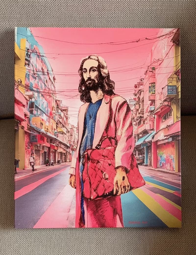 Jesus Fashion 時尚耶穌 掛畫 基督教 送禮 禮物 蘇妃藝術