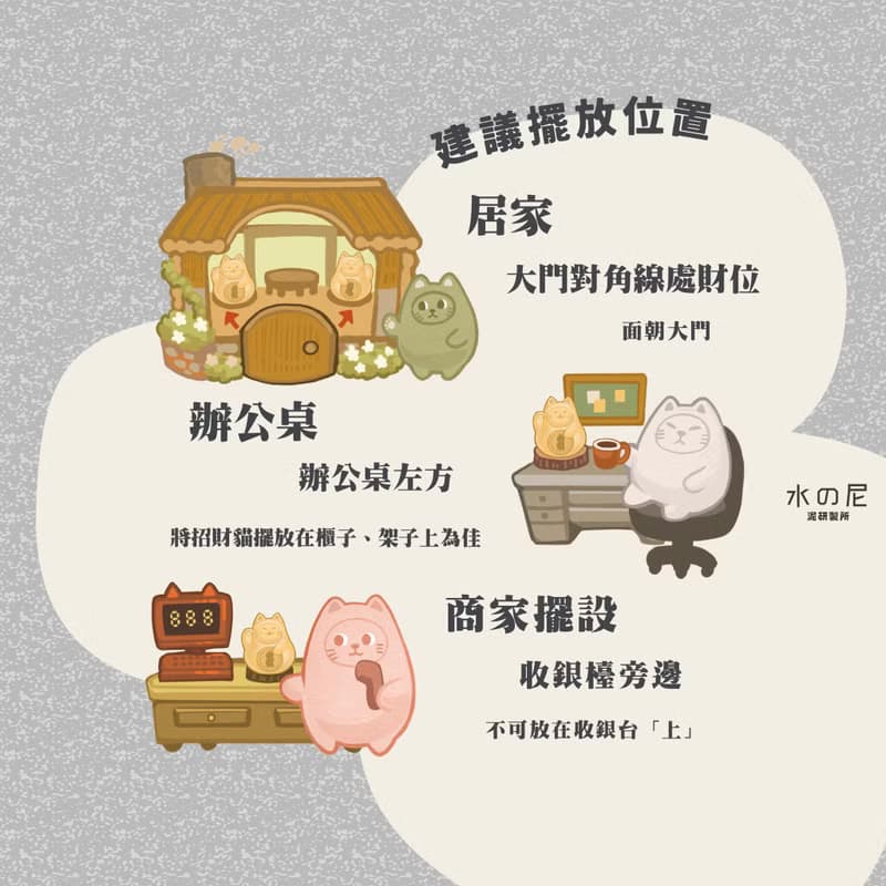 胖胖招財貓(大)  戀愛粉