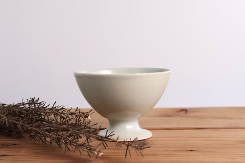 天青梅灰點心碗