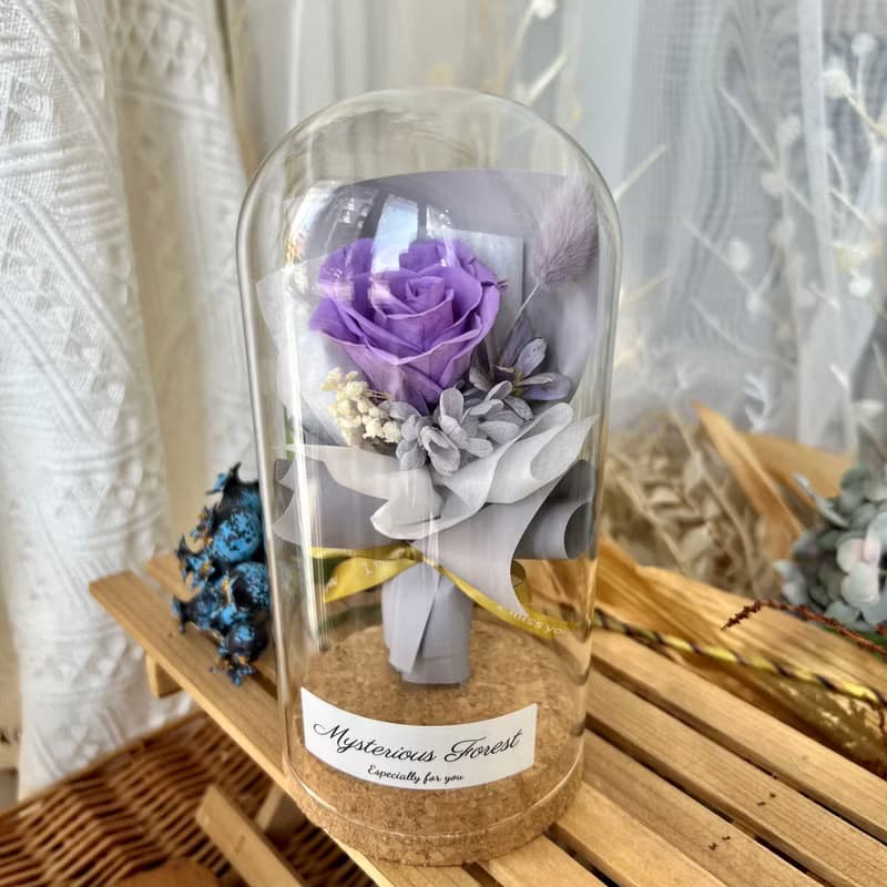 瓶中小花束 永生花 情人節禮物