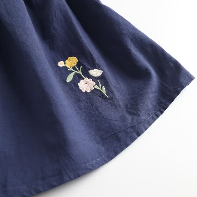 【出清優惠】日系刺繡娃娃衫