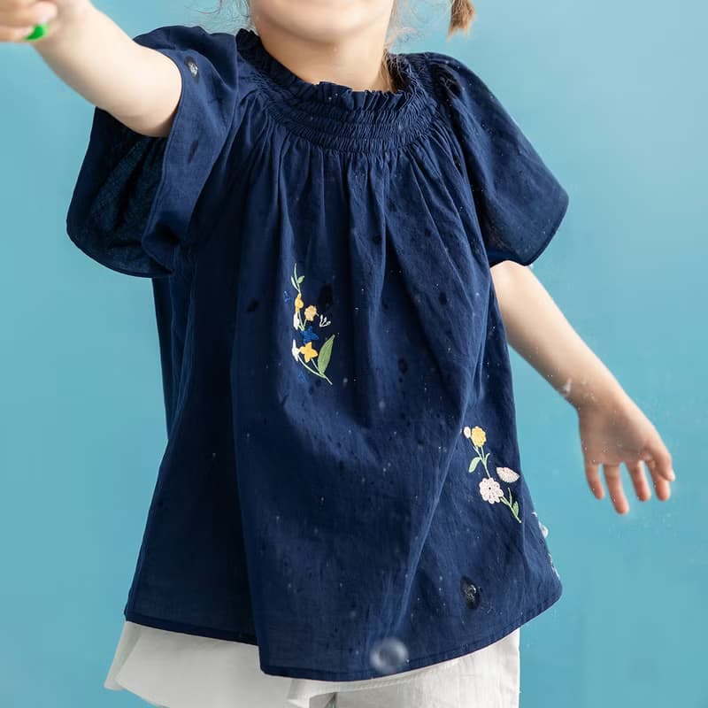 【出清優惠】日系刺繡娃娃衫