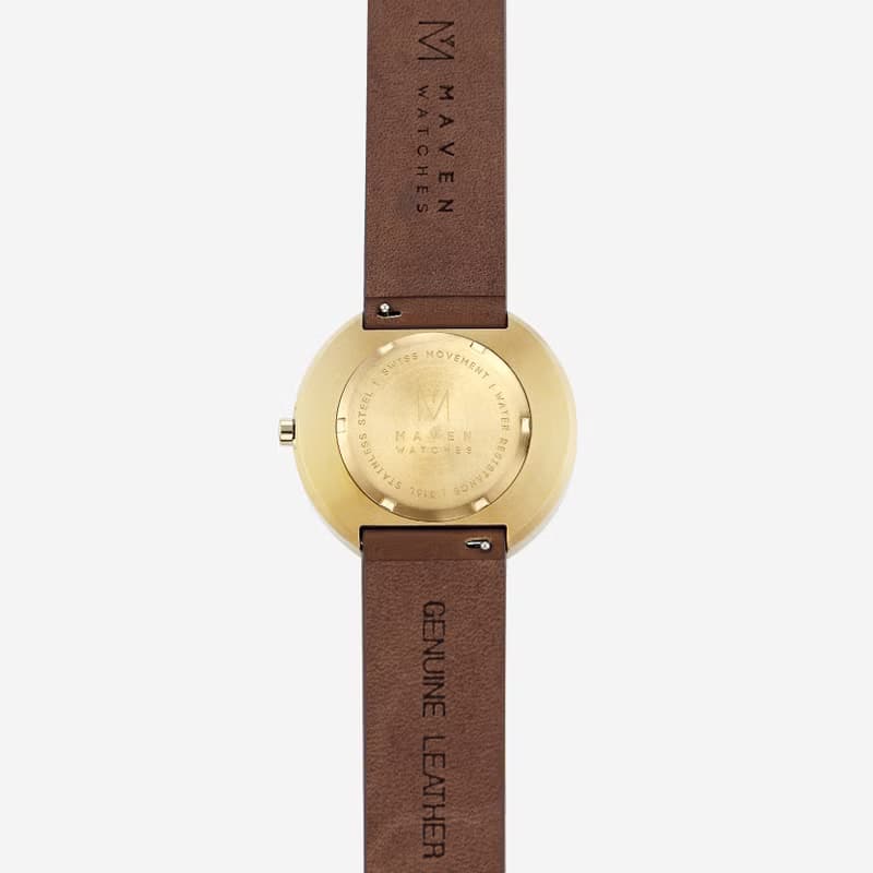 Dusty Olive 40mm 棕色意大利皮帶 瑞士機芯 藍寶石防花玻璃