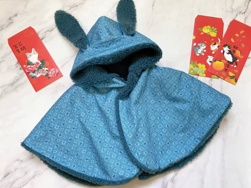 現貨+訂做 過年兔兔 幼兒斗篷