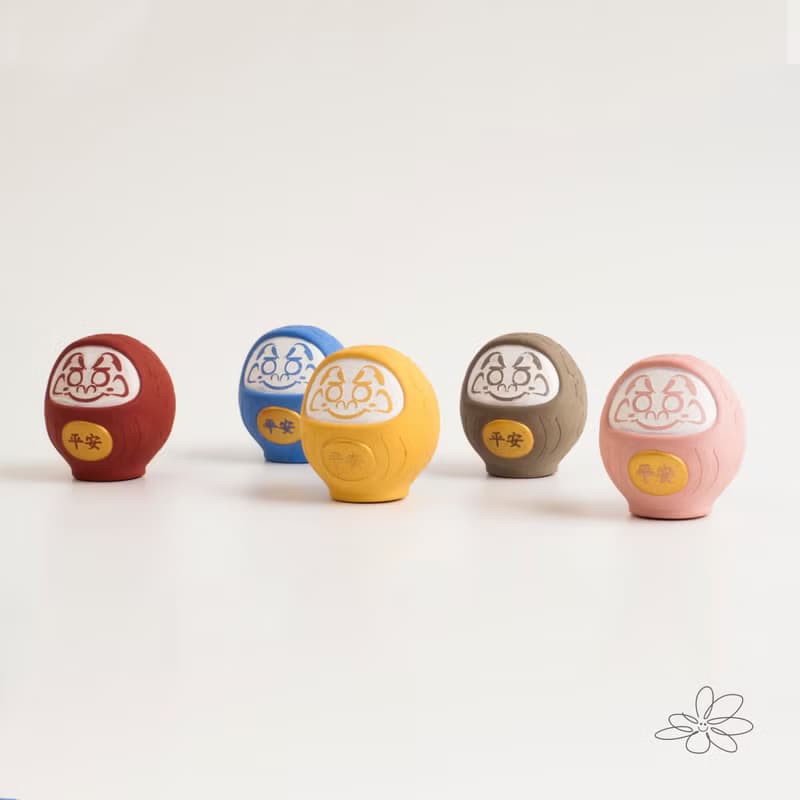 | woohuang | 水泥材質 | 超可愛 平安達摩車用擴香夾