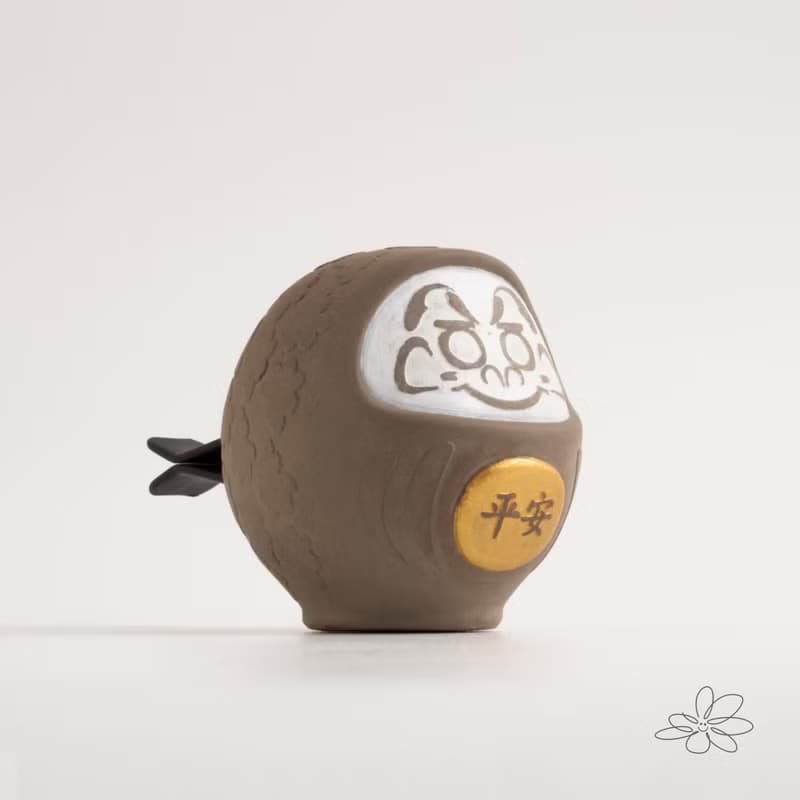 | woohuang | 水泥材質 | 超可愛 平安達摩車用擴香夾