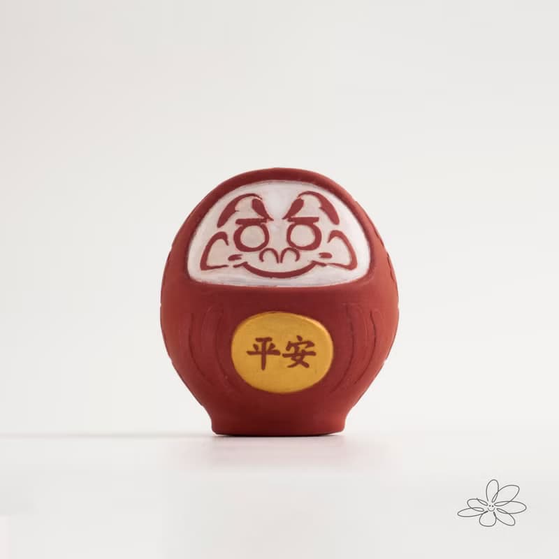 | woohuang | 水泥材質 | 超可愛 平安達摩車用擴香夾