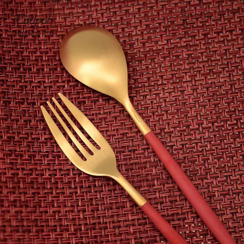 葡萄牙 Cutipol  MIO  紅柄  主餐匙