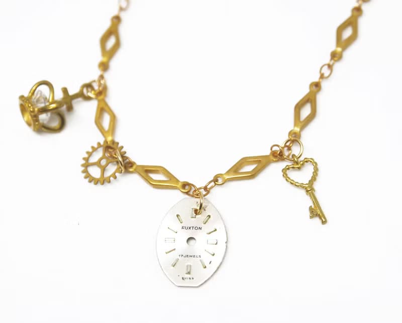 1950年代 鋯石齒輪dial 手鍊